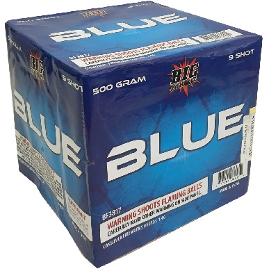 BLUE 9 SHOT FIREWORK