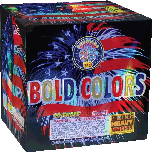 BOLD COLORS 20 SHOT FIREWORK