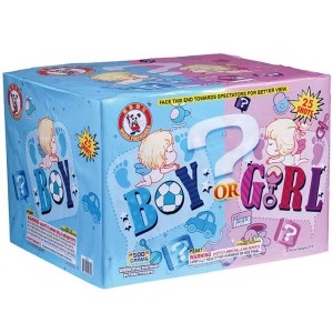 BOY GENDER REVEAL FIREWORK