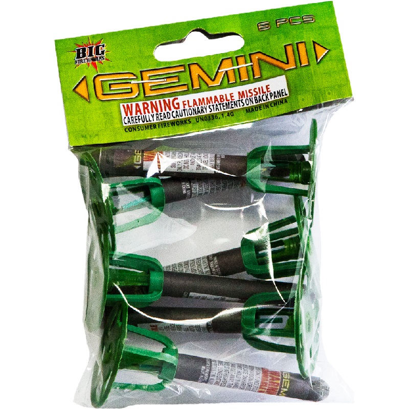 GEMINI MISSILES6 pieces in bag3,2,1, LIFT OFF