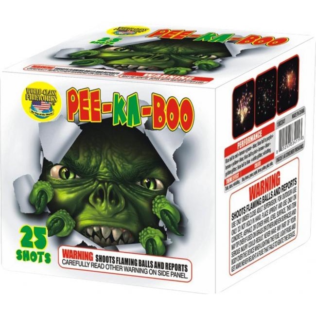 PEE-KA-BOO 25 SHOT FIREWORK