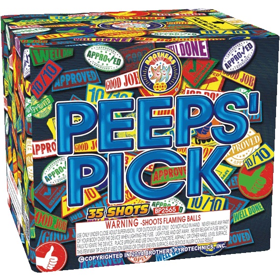 PEEPS' PICK 35 SHOT FIREWORK