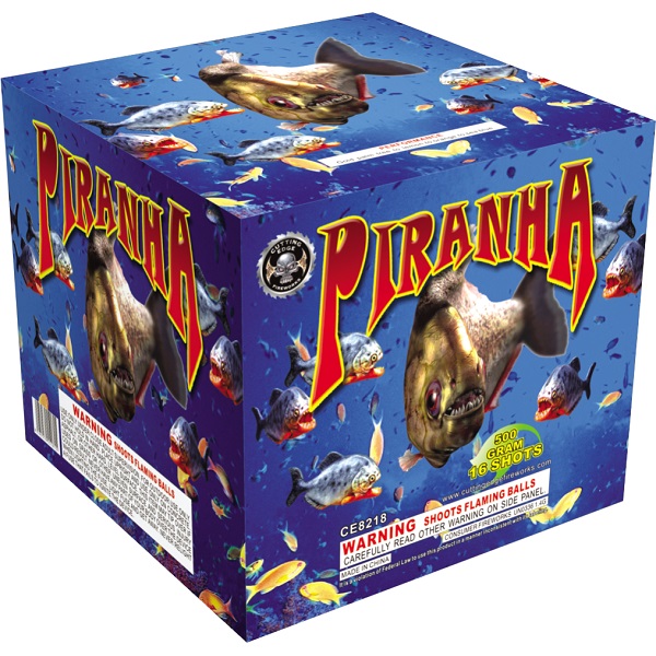 PIRANHA 16  SHOT FIREWORK