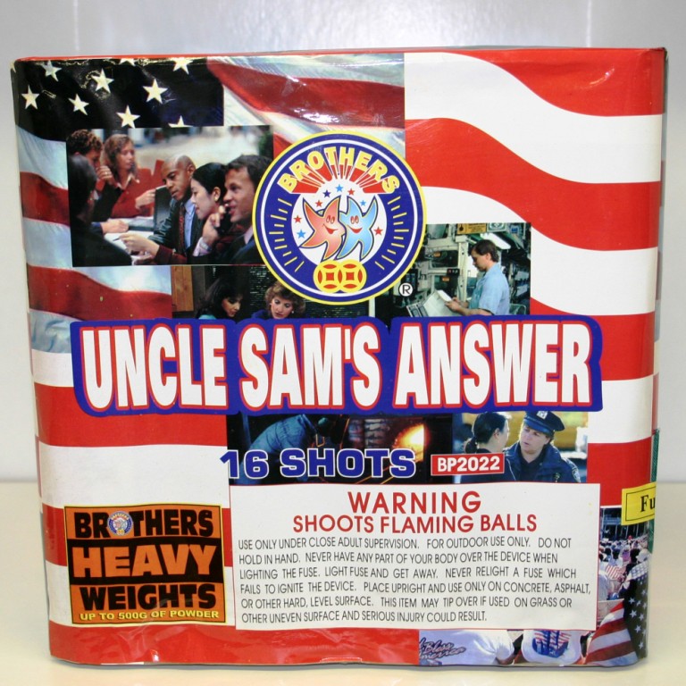 UNCLE SAMS ANSWER FIREWORK