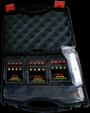 Stand back and enjoy the fireworks! With this system, you no longer have to struggle with lighting your fireworks and running away. Simply attach up tp 12 talon igniters, walk back a safe distance, and push the buttons to enjoy