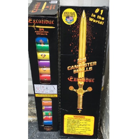 EXCALIBUR CANISTER SHELLS FIREWORK