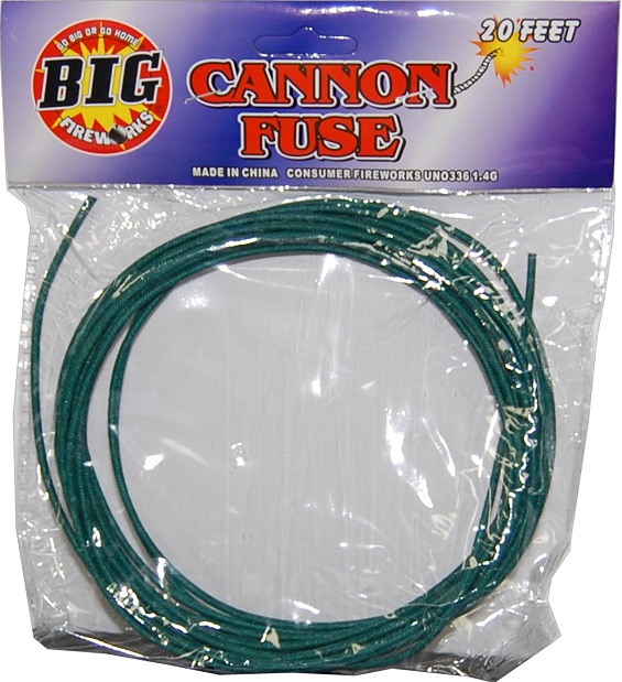 Cannon Fuse - 20 ft. roll, 20 second