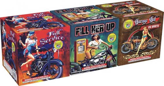 FULL SERVICE, FILL HER UP, GARAGE GAL