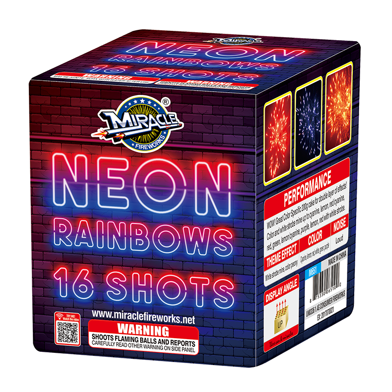 NEON RAINBOWS 16 SHOT
