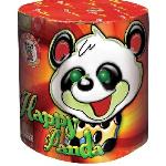 Happy Panda Fountain Look at this lovely Panda! He can whistle, spit chry., stars, torches, etc. And he can smile and blink at you in the dark night! Finale is huge cracker flower you may never see! Winda Fireworks