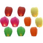 SKY LANTERNS AVAILABLE IN 9 COLORS $3.99 EACH OR 8 FOR $24.99 OR PRE-BOXED $29.99 BOX OF 10