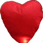 Heart Shaped Sky Lantern