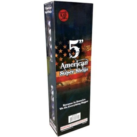 5 INCH AMERICAN SUPER SHELLS FIREWORK